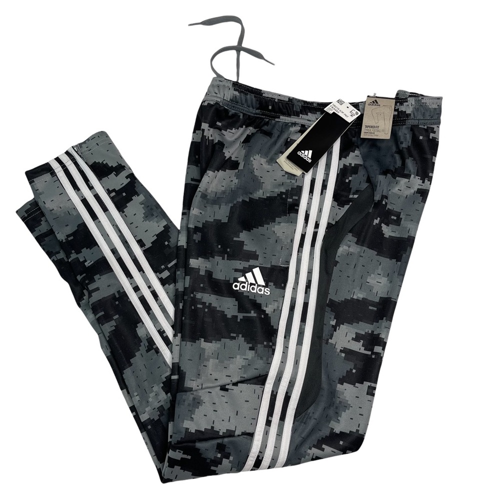 Adidas Tiro 19 Carbon Gray Camo Training Men's Pants Climacool FK4493 Size M